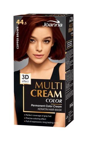 Joanna Multi Cream Color tartós hajfesték (44.5) - Rézbarna
