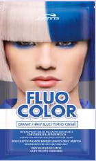 Joanna Fluo Color kimosható hajszínező sampon - Sötétkék