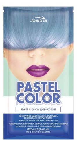 Joanna Pastel Color kimosható hajszínező sampon - Kék