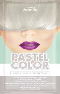 Joanna Pastel Color kimosható hajszínező sampon - Ezüst (15 db)