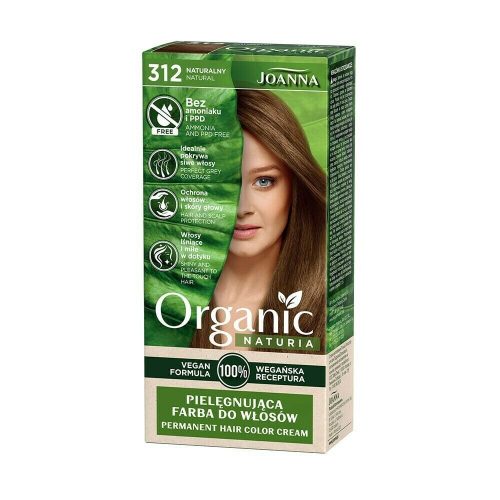 Joanna Naturia Organic Vegan Krémhajfesték 312 - Természetes szőke