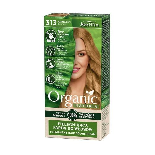 Joanna Naturia Organic Vegan Krémhajfesték 313 - Karamella
