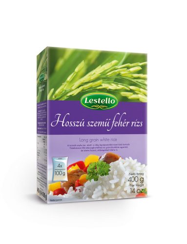 Lestello - Hosszú szemű fehér rizs 4x100g
